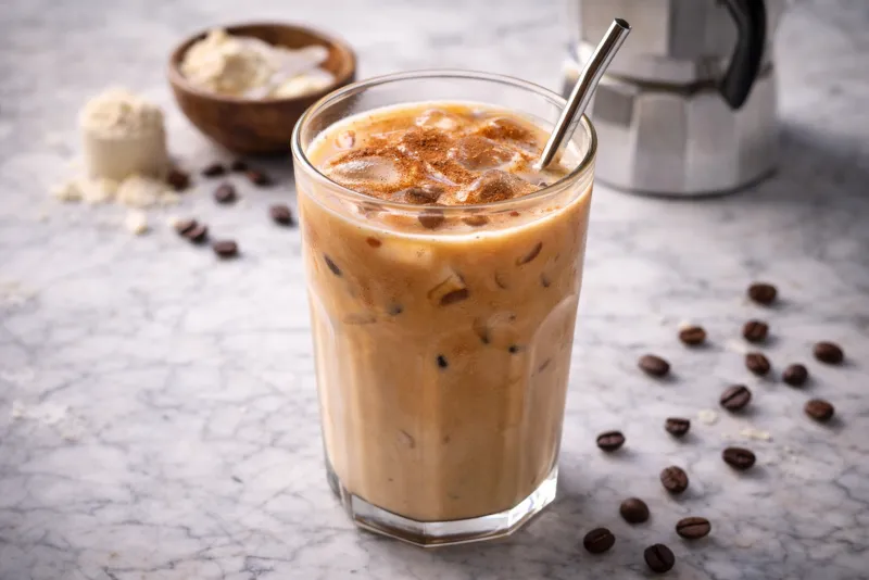Protein-Eiskaffee
